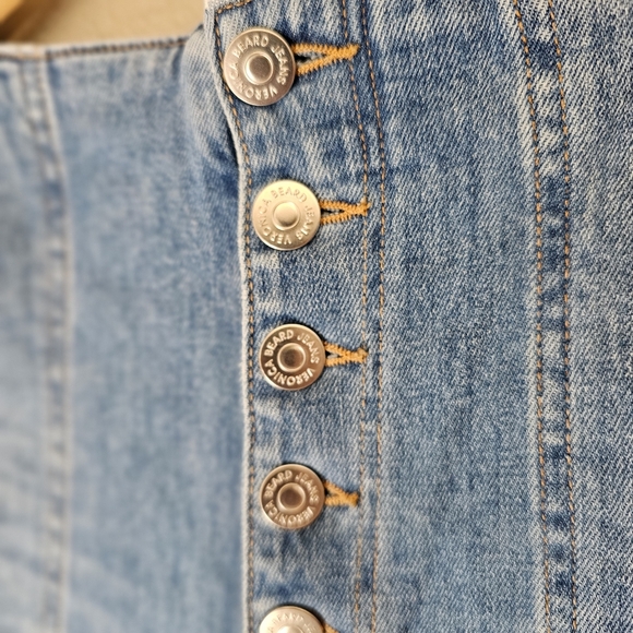 Veronica Beard Crosbie Wide-Leg Cropped Jeans | Lakeshore Wash | Size 31 - Picture 7 of 12